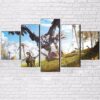 Horizon Zero Dawn - Gaming 5 Panel Canvas Art Wall Decor