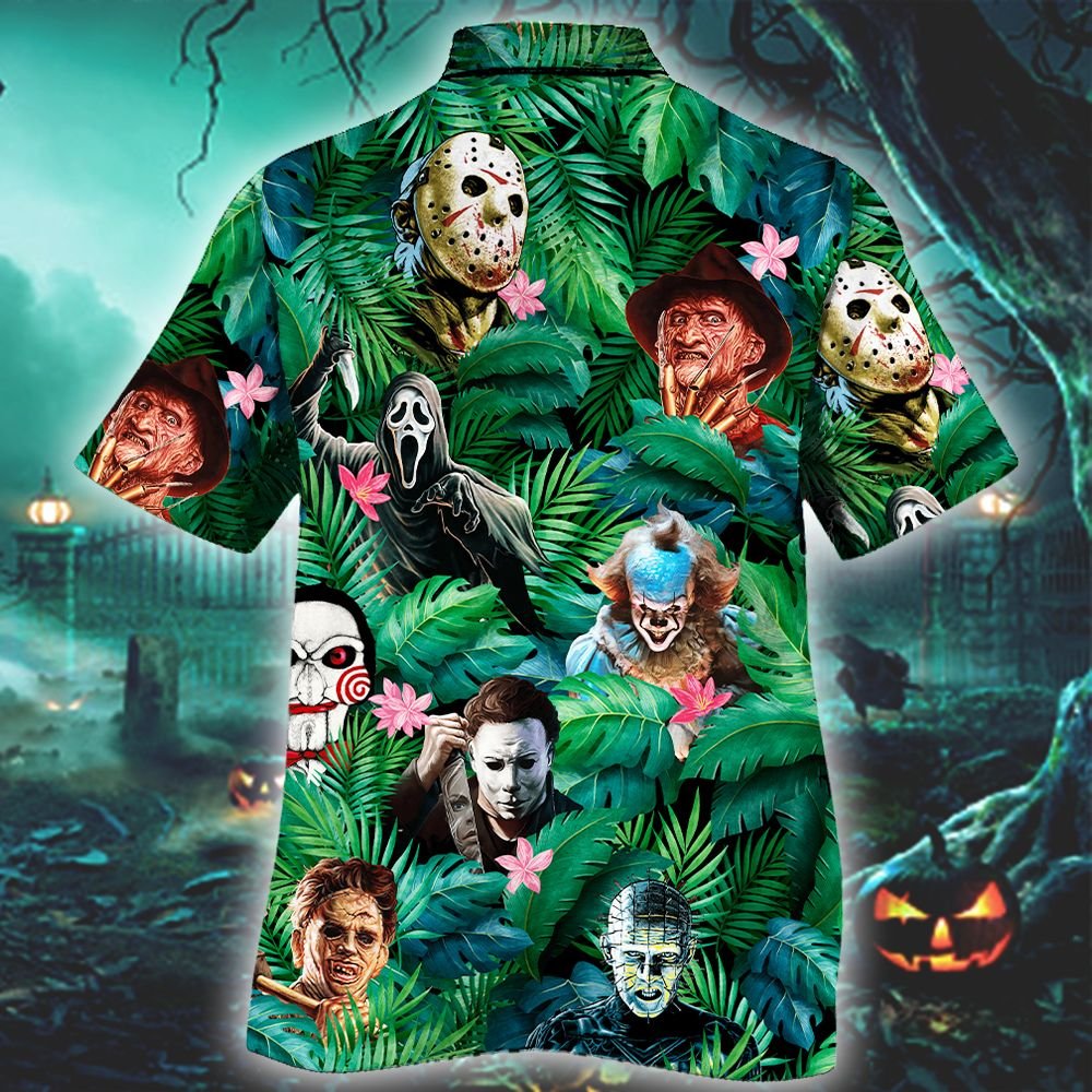 Horror Movies Characters Hawaiian Shirt Horror Movies Characters Hawaiian Shirt