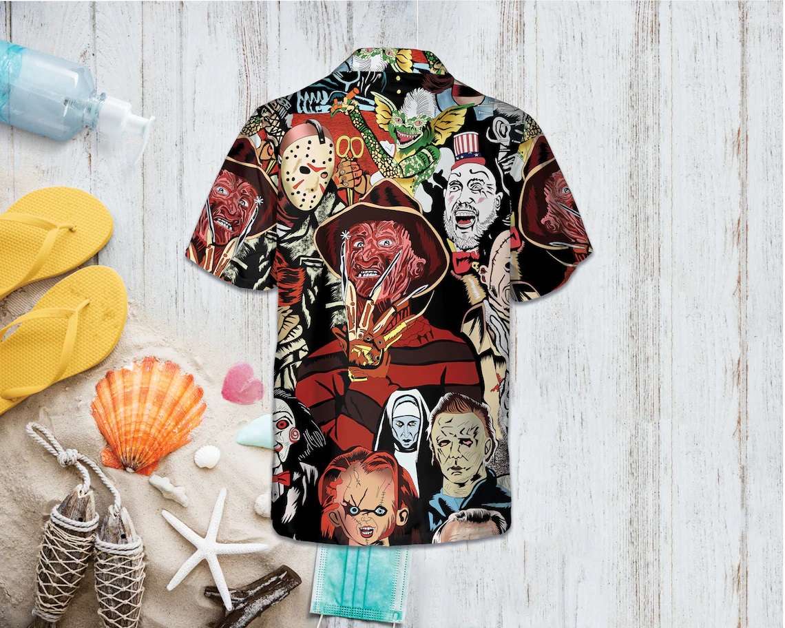 Horror Squad Tropical Hawaiian Shirt Horror Squad Tropical Hawaiian Shirt