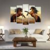 Horse Stallion - Animal 5 Panel Canvas Art Wall Decor