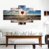 Hot Air Balloon 2 - Nature 5 Panel Canvas Art Wall Decor