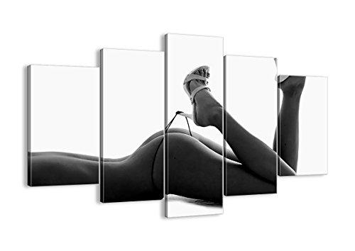 Hot Lady Butt High Heels Beauty - Abstract 5 Panel Canvas Art Wall Decor Hot Lady Butt High Heels Beauty - Abstract 5 Panel Canvas Art Wall Decor