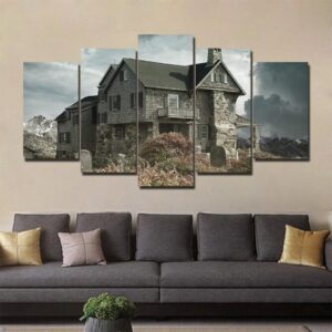 House View - Nature 5 Panel Canvas Art Wall Decor