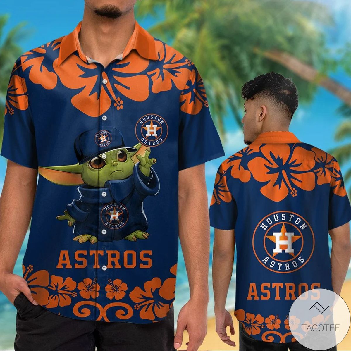 Houston Astros Baby Yoda Hawaiian Shirt Houston Astros Baby Yoda Hawaiian Shirt