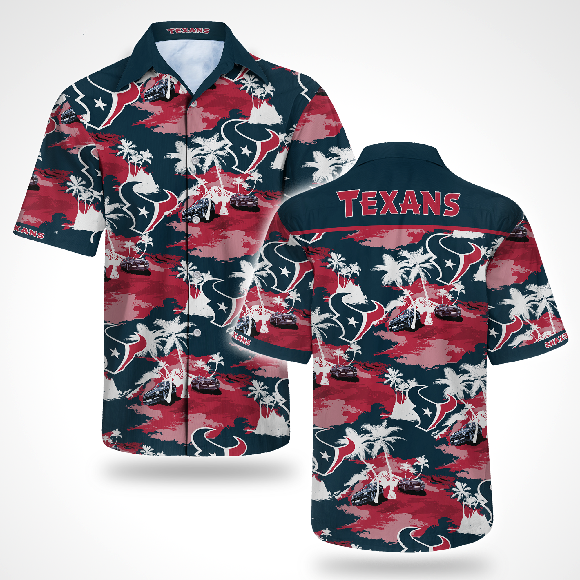 Houston Texans Hawaiian Shirt Summer Button Up Houston Texans Hawaiian Shirt Summer Button Up
