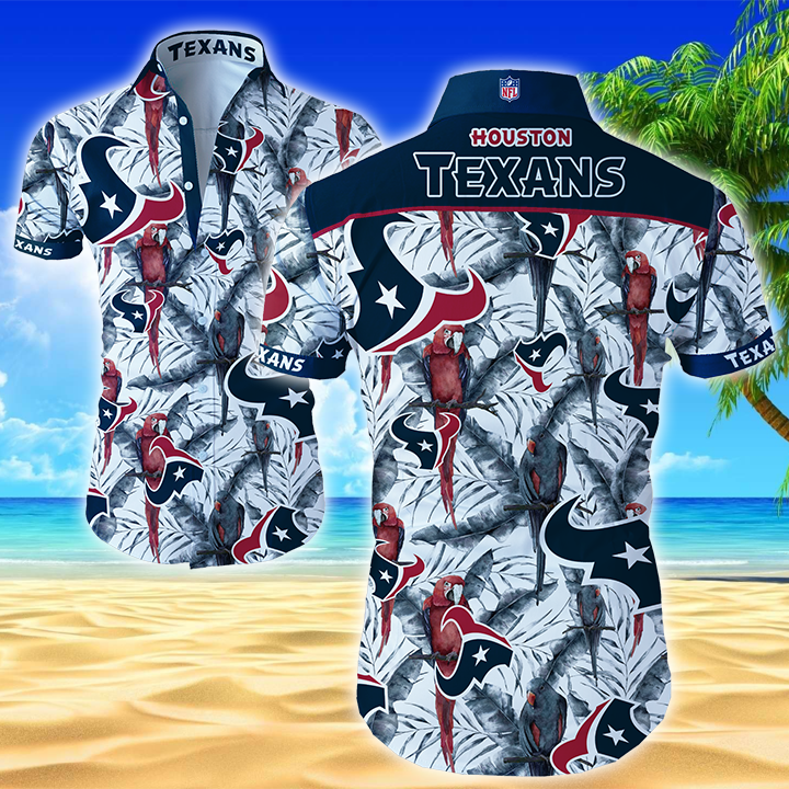 Houston Texans Hawaiian Shirt Summer Button Up Houston Texans Hawaiian Shirt Summer Button Up