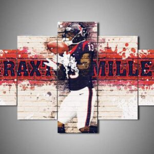 Houston Texans - Braxton Miller - Sport 5 Panel Canvas Art Wall Decor