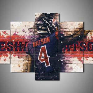 Houston Texans - Deshaun Watson - Sport 5 Panel Canvas Art Wall Decor