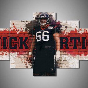 Houston Texans - Nick Martin - Sport 5 Panel Canvas Art Wall Decor