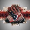 Houston Texans - Sport 5 Panel Canvas Art Wall Decor