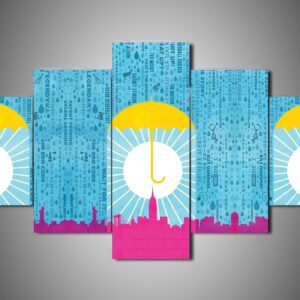 How I Meet Your Mom 2 - Movie 5 Panel Canvas Art Wall Decor