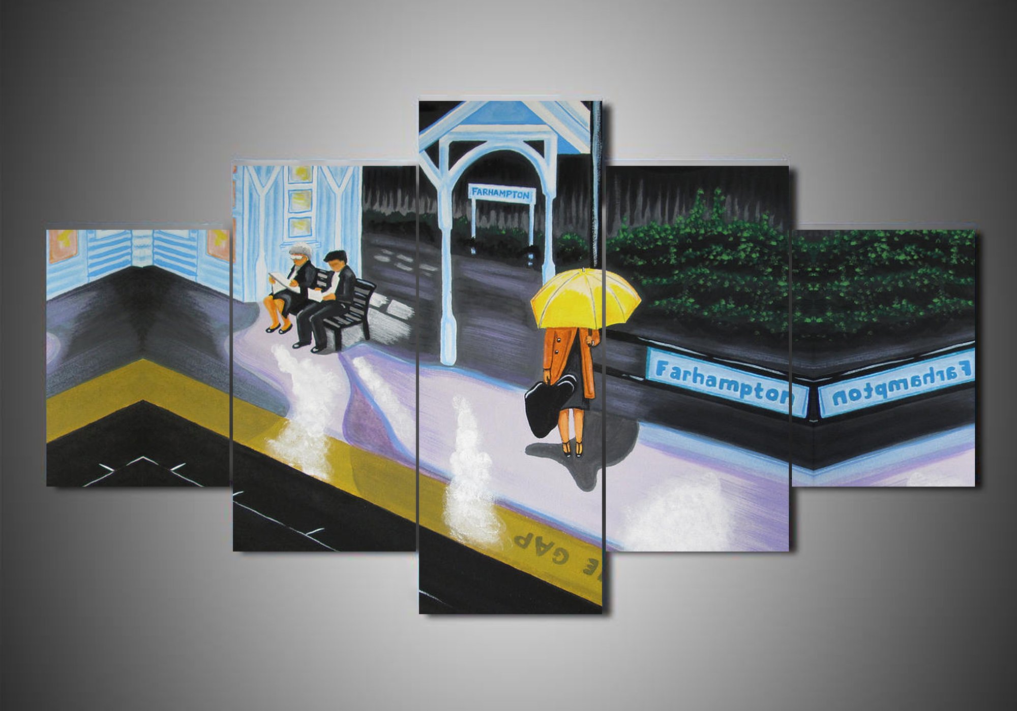 How I Meet Your Mom - Movie 5 Panel Canvas Art Wall Decor How I Meet Your Mom - Movie 5 Panel Canvas Art Wall Decor