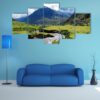 Huaraz Region In Peru - Nature 5 Panel Canvas Art Wall Decor