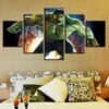 Hulk 4 - Movie 5 Panel Canvas Art Wall Decor