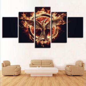 Hunger Games - Gaming 5 Panel Canvas Art Wall Decor