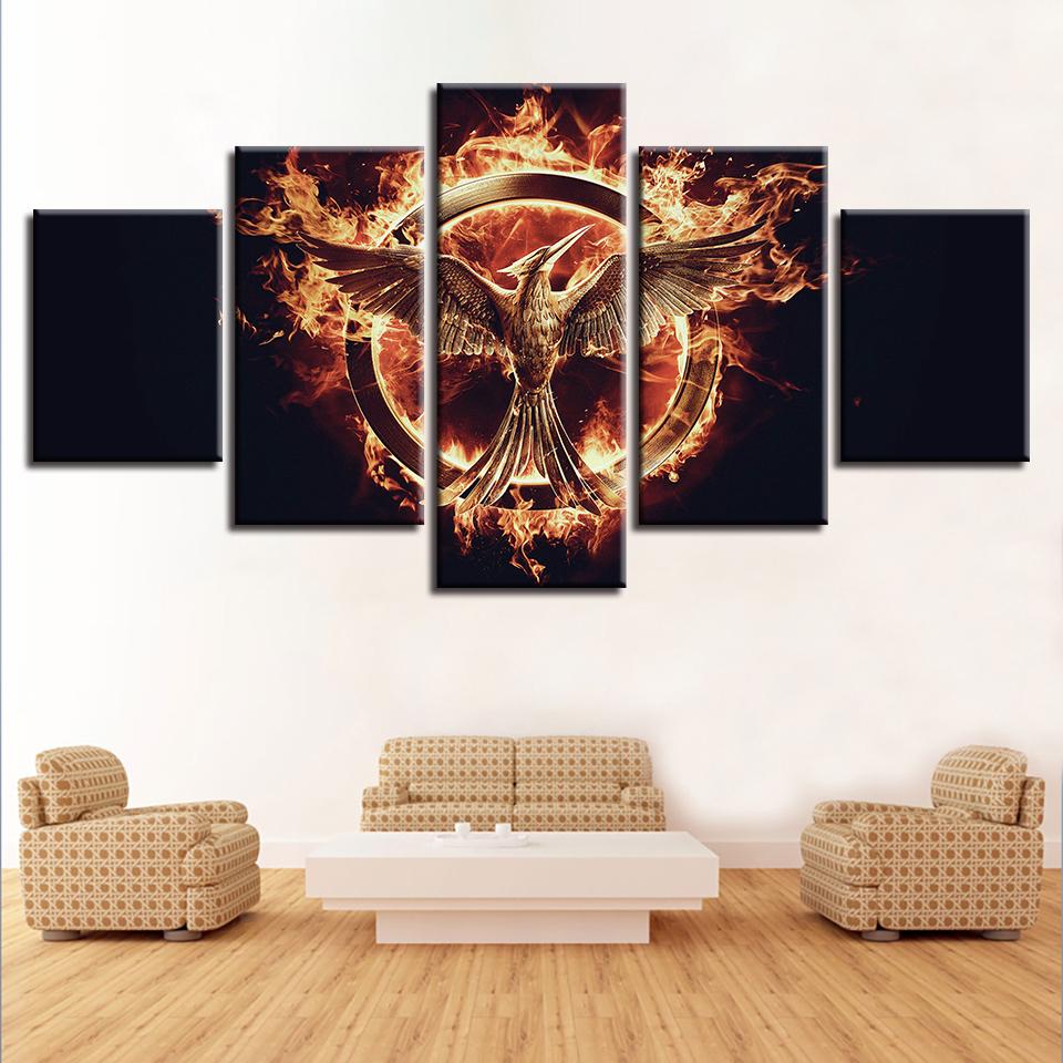 Hunger Games - Gaming 5 Panel Canvas Art Wall Decor Hunger Games - Gaming 5 Panel Canvas Art Wall Decor