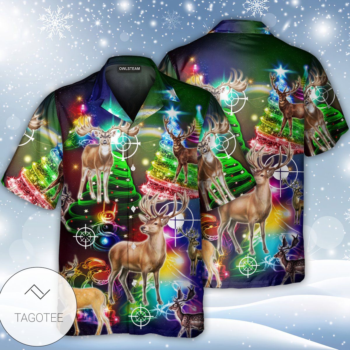 Hunting Deer Lover Amazing Christmas Hawaiian Shirt Hunting Deer Lover Amazing Christmas Hawaiian Shirt
