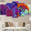Hyper Beast - Anime 5 Panel Canvas Art Wall Decor