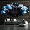 Ice Cube Singer - Famous Person 5 Panel Canvas Art Wall Decor
