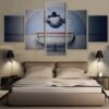 Ice Hockey 1 - Sport 5 Panel Canvas Art Wall Decor