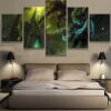 Illidan - Sport 5 Panel Canvas Art Wall Decor
