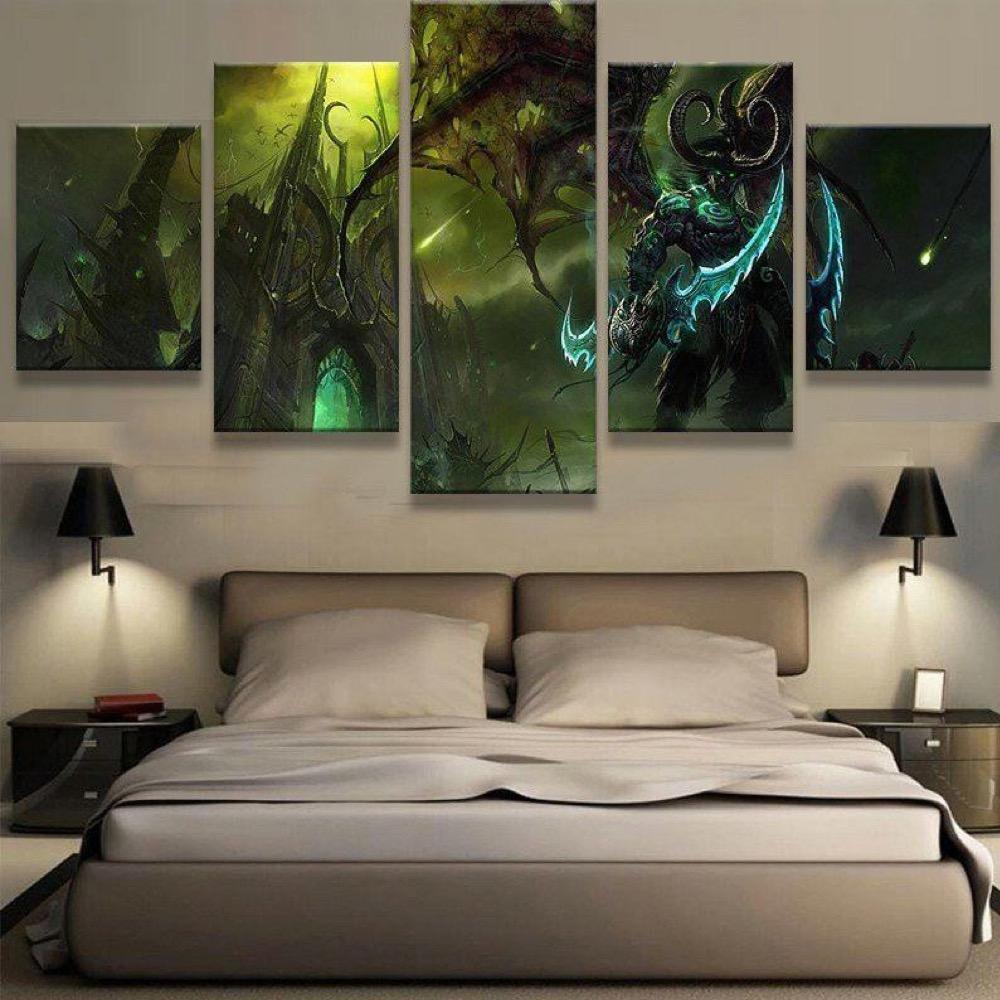 Illidan - Sport 5 Panel Canvas Art Wall Decor Illidan - Sport 5 Panel Canvas Art Wall Decor
