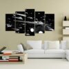 Imperial Fleet Painting - Movie 5 Panel Canvas Art Wall Decor