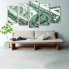 In Money We Trust - Crypto 5 Panel Canvas Art Wall Decor