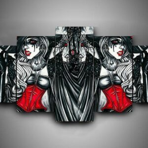 In This Moment - Music 5 Panel Canvas Art Wall Decor