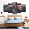 In me the tiger - Animal 5 Panel Canvas Art Wall Decor