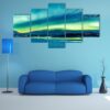 Incredible Northern Lights - Nature 5 Panel Canvas Art Wall Decor