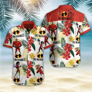 Incredibles Hawaiian Shirt Summer Button Up