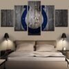 Indianapolis Colts Football - Sport 5 Panel Canvas Art Wall Decor