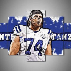 Indianapolis Colts - Anthony Costanzo - Sport 5 Panel Canvas Art Wall Decor