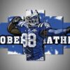 Indianapolis Colts - Robert Mathis - Sport 5 Panel Canvas Art Wall Decor
