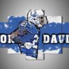Indianapolis Colts - Vontae Davis - Sport 5 Panel Canvas Art Wall Decor