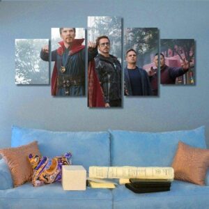 Infinty War Vieww - Dc 5 Panel Canvas Art Wall Decor