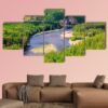 Inner Mongolia White Deer Island 1 - Nature 5 Panel Canvas Art Wall Decor