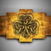 Irish 5 - Abstract 5 Panel Canvas Art Wall Decor