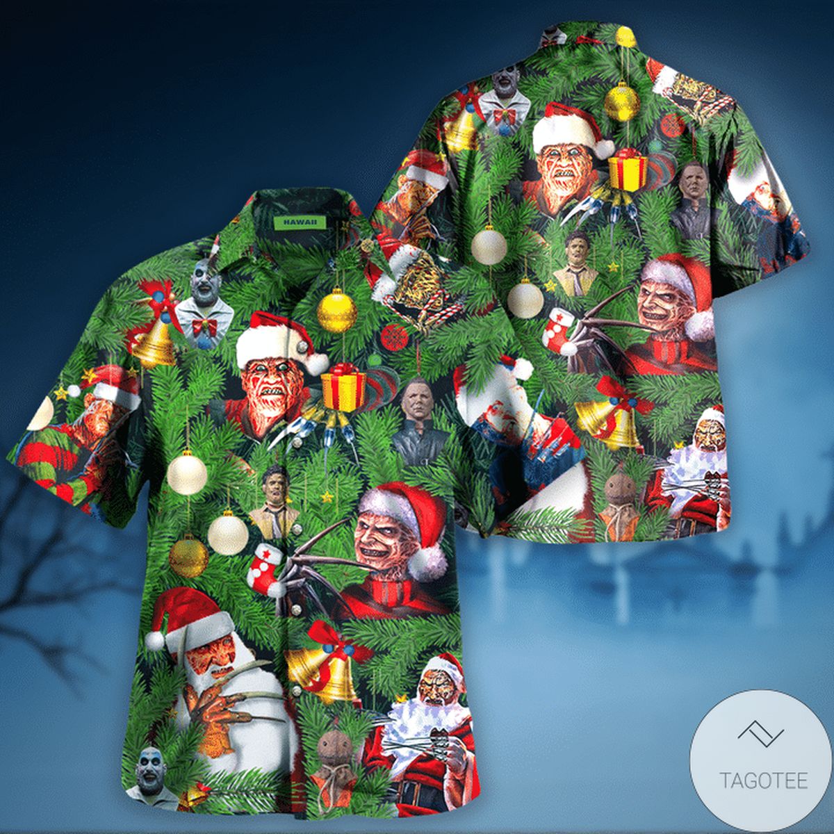 Is This Jolly Enough Freddy Krueger Hawaiian Shirt Is This Jolly Enough Freddy Krueger Hawaiian Shirt