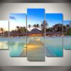 Is This Maldive - Nature 5 Panel Canvas Art Wall Decor