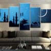 Islamic Celebration 1 - Nature 5 Panel Canvas Art Wall Decor