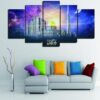 Islamic Faith - Nature 5 Panel Canvas Art Wall Decor