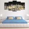 Islamic Muslim - Religion 5 Panel Canvas Art Wall Decor