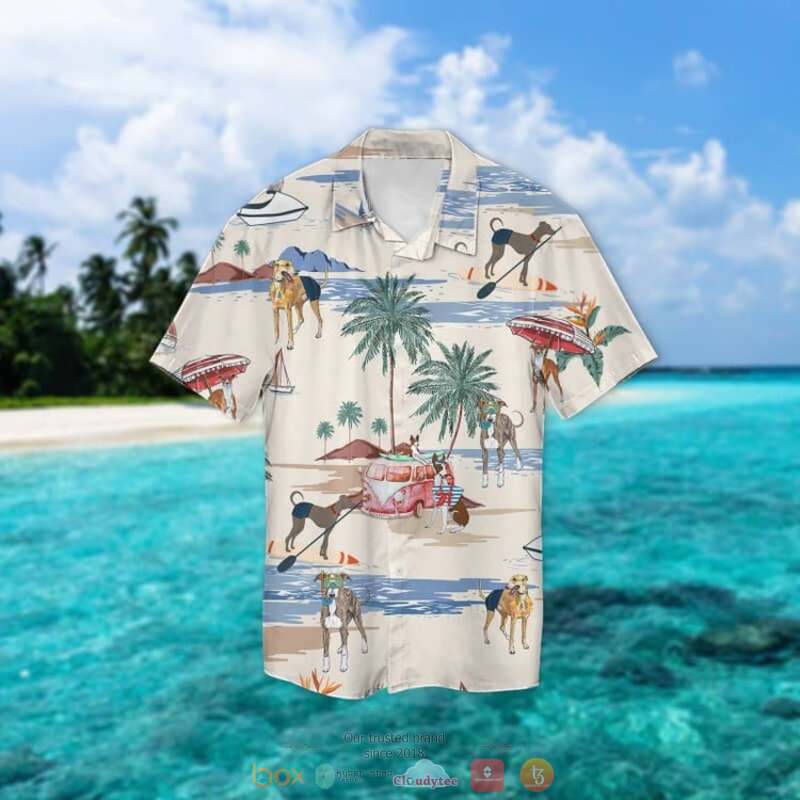 Italian Greyhound Summer Beach Hawaiian Shirt Italian Greyhound Summer Beach Hawaiian Shirt