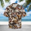 Jack Russell Terrier Hawaiian Shirt Summer Button Up
