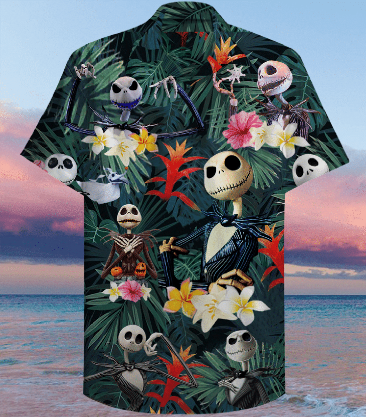 Jack Skellington Hawaiian Shirt Jack Skellington Hawaiian Shirt