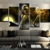 Jack Skellington - Cartoon 5 Panel Canvas Art Wall Decor