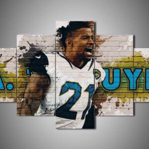 Jacksonville Jaguars - A.J. Bouye - Sport 5 Panel Canvas Art Wall Decor