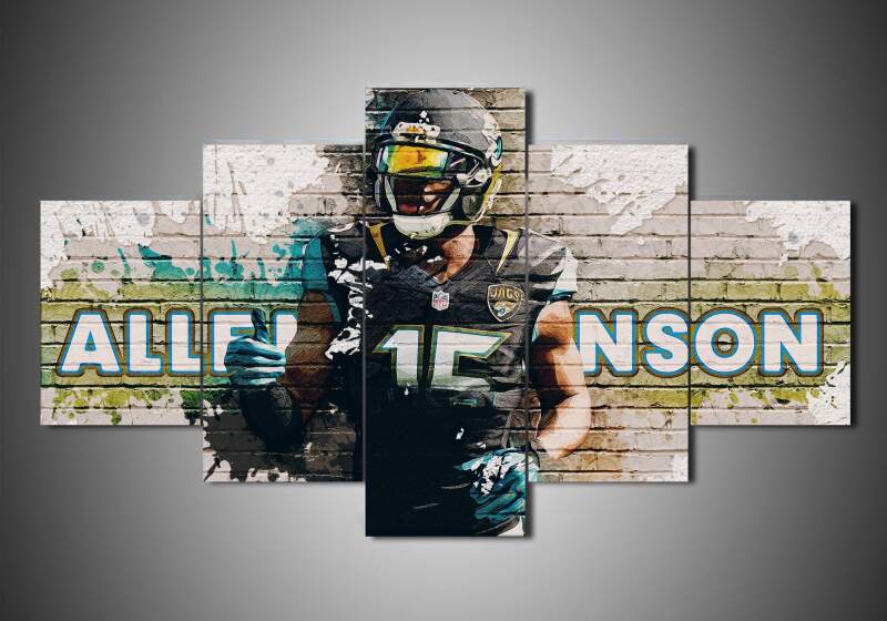 Jacksonville Jaguars - Allen Robinson - Sport 5 Panel Canvas Art Wall Decor Jacksonville Jaguars - Allen Robinson - Sport 5 Panel Canvas Art Wall Decor